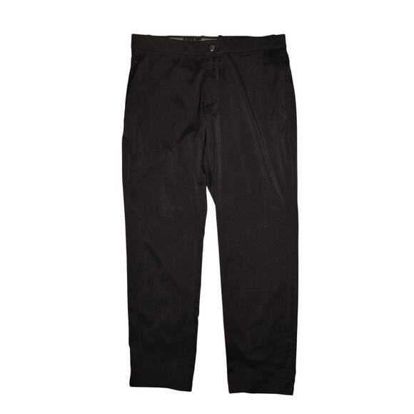 NIKE $110 Dri-Fit Flex Pant Core Flat Front Black Golf Performance Pant Men's 32 - Picture 1 of 4